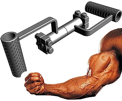 Amhuui Unterarm-Handgelenk-Roller-Blaster-Übungstrainer, Handgelenk-Rotationstraining, Professioneller Handkraftgriff, Handgelenk-Rotationstraining, Rändelfläche Für Fitnessstudio, Schraubenschlüssel