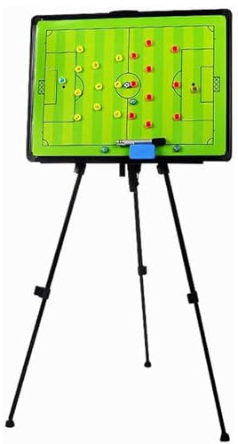 esmen Magnetische Trainingstafel, große Fußball-Taktiktafel, magnetischer Marker, Stativständer und Tragetasche, Trainingsassistent-Ausrüstung