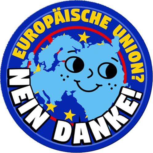 Sammys Shirt Store Europäische Union Nein Danke Aufkleber 10 cm