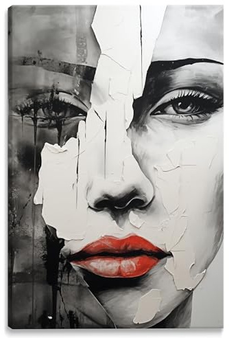 Muralo Wandbilder Abstrakte Motive, Modern, Kunstdruck - 50x70 cm | Leinwandbild, Modernes Design, UV-beständig - ideal für Wohnzimmer, Schlafzimmer und Büro