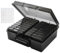 ALINK Fotoaufbewahrungsbox 10 x 15 cm Fotoetui, 16 innere Fotohalter, durchsichtige Fotoboxen zur Aufbewahrung, Foto-Organizer aus Kunststoff für Saatgut, Karten, Handwerk, Aufkleber-Schwarz