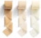 MORSUNBELA Chiffonband Schleifenband Chiffon 3,8 cm Geschenkband Hochzeit Stoffband Dekoband Seidenband