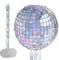 WERNNSAI Disco Party Pinata - Silber Discokugel Pinata mit Augenbinde und Stab Hip Hop 80er 90er Jahre Retro Tanz Disco Party Dekoration Supplies für Geburtstag Hochzeit Neujahr Dekorationen