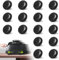 Aieve Appliance Slider, 16 Pcs Appliance Sliders for Kitchen Appliances, Small Appliance Slider for Most Countertop (Black)