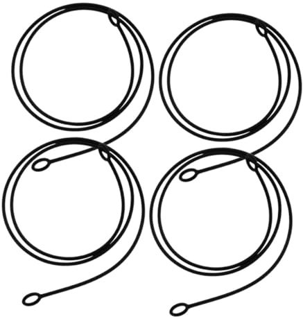 ANDRESLAD 4pcs Truly Wireless Earbuds Lanyard Silicone Earplug Connector Cord Drop Earplugs Lanyard for Headphones