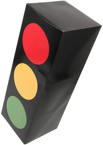 Cabilock Scatola Di Caramelle Unica A Forma Di Semaforo Per Feste Di Compleanno Scatole Decorative A Tema Auto