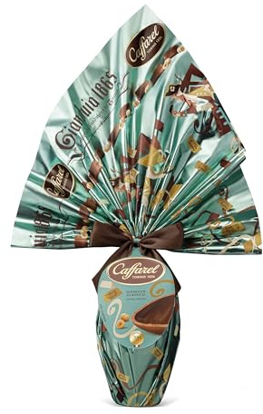 Caffarel Gianduia uovo adulto Pasqua 2026, cioccolato gianduia classico, 320gr