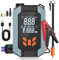 Journeyside Booster Batterie Voiture Puissant 12V 1200A Démarreur de Voiture, Démarreur avec 150 PSI Compresseur D’Air, avec Pinces de Sûreté Intelligentes, Convient 12V 5.0LGas/12V 3.0L Diesel