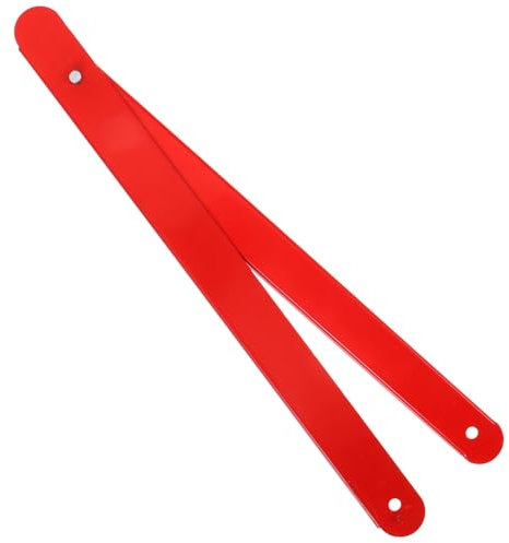 ARTIBETTER Klappbare Leiterstütze Aufzug Plattform Bausatz Deckscharnier Einstellbar Gerüst Stange Riegel Leiterhaken Leitern Erweiterbar Zubehör Vielfältig Schlösser Rot Verzinkt