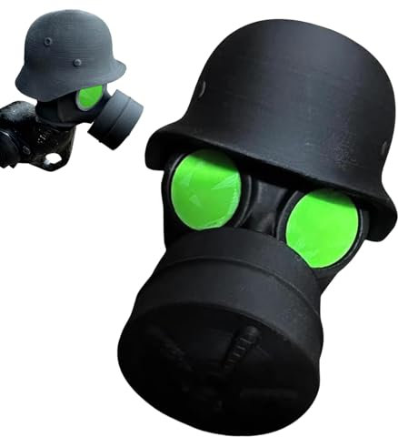 Tappo di copertura per gancio di traino, divertente casco maschera antigas copertura gancio di traino, cappucci antipolvere per cuscinetti mozzo rimorchi, tappo protettivo coperture gancio di traino