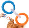 Hundeschlepper, 3 Ring Hund Spielzeug - 3 Ringe Puller Hund Bite Toy - Interaktives bissiges Beißspiel, Outdoor -Teether, Übungsausrüstung, fördert die Zähnepflege für kleine mittelgroße Welpen
