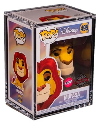The Acrylic Box – Funko Premium Case – Hochwertige Acrylbox für Funko POP! Figuren – 6 mm Virgin-Acrylic + Heartforcards® Versandschutz