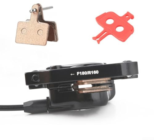 Effizientes hydraulisches Bremsen-Set mit 2 Kolben, vorne 800 mm und hinten 1450 mm Schläuche für ultimative Kontrolle (links rechts F)