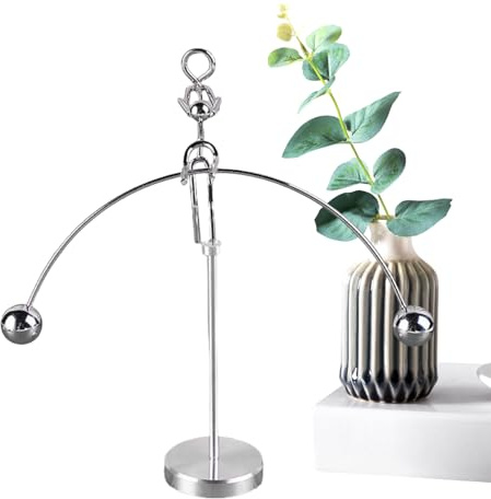 wiroouia Balancing Spiel - Drehende Handwerksdekoration - Lustige Edelstahl Deko Für Party Zuhause Tisch Arbeitsplatz Schreibtisch Geburtstag Feiertag,Für Zuhause Party Schreibtisch Arbeitsplatz
