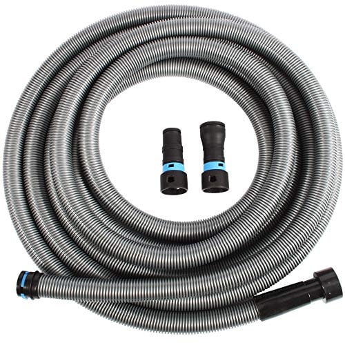 Cen-Tec Systems 94203 Quick Click 30 Ft Schlauch für Heim- und Ladenstaubsauger mit Multi-Brand Power Tool Adapter zur Staubsammlung