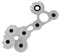 EMSea 3pcs Coussinet de Bouton Conducteur en Silicone Pièce de Réparation de Remplacement de Bouton de Manette Compatible avec Xbox One Manette