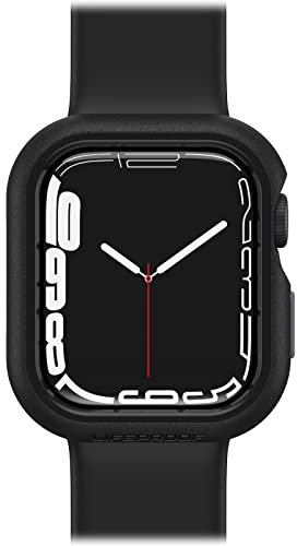 LifeProof Watch Bumper for Apple Watch Series 8/7 41mm, stoßfeste, sturzsichere, schlanke Schutzhülle für Apple Watch, schützt den Display und die Kanten, nachhaltig hergestellt, Schwarz