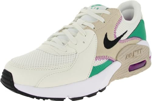 NIKE Damen Air Max Excee Sneaker, Segel-/Schwarz-Sanddrift-Stadiongrün, 38 EU