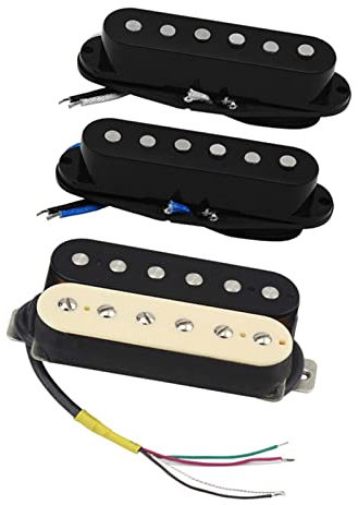 3 Stück Alnico 5 HSS E-Gitarren-Humbucker-Tonabnehmer Und Gestaffelte Single-Coil-Tonabnehmer Gitarren-Tonabnehmer