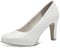 MARCO TOZZI Damen Pumps mit Trichterabsatz Vegan, Weiß (White Patent), 38 EU