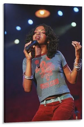 HEISAN Lauryn Hill Sänger-Kunst-Poster, Poster, Wandkunst, Malerei, Leinwanddrucke, Dekor-Poster, Kunstwerke, 20 x 30 cm