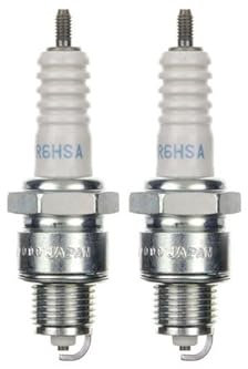 2x Zündkerze BPR6HSA passend für CPI, Keeway, Generic, ATU, Explorer 50ccm 2-Takt Roller – Zündkerzenset 2 Stück, entstört, 14 mm, 12,7 mm