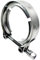 RCCT 2,5 Zoll V Band Schelle 63,5 mm – Edelstahl 304 V Band Clamp für Auspuff/Turbo – Ohne Flansch – V-Band Klemme(2.5Zoll(63mm))