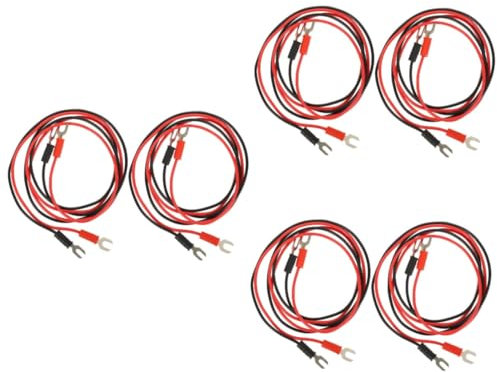 TOYANDONA 12pcs Copper Test for Turntable Ground Wire Dual Shaped Connection Cable for Vinyl Record Players Reducing and Buzzing Noise