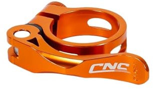 wangfq Bike Seat Clamp Bicycle Seat Post Clamp Ultralight Bike Seatpost Clamp Road MTB Mountain Bike Seat Post Seatpost Clamp Seat Post Clamp (Color : Orange-34.9mm)