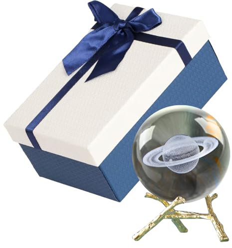 ALEEIK Kristall Kugel 60mm Fotografie Kugel Kristallkugel mit Ständer Glas Kugel Glaskugel Dekorative Fotokugel für Zuhause