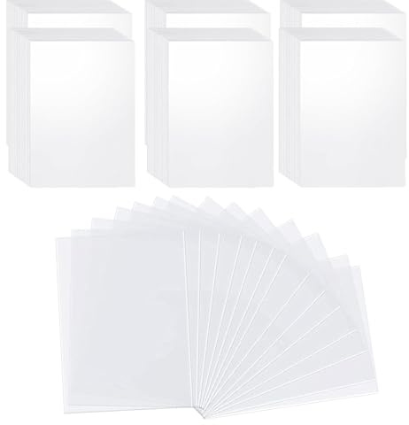 600 Stück Sammelkarten Hüllen, 66 x 91 mm Karten Sleeves Kartenhüllen | Transparent Sammelkartenhüllen Schutzhüllen für MTG, TCG Karten Penny Sleeves Sportkarten Spielkarten Hüllen