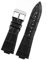 TVKSIPAR 12 Mm Lederarmband Passend For Tissot For PRX-Serie T137 407/410 Armband Ersatzarmband Herren Sportuhrarmband(Black-silvr)