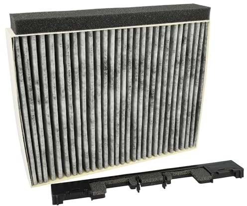 vhbw Aktivkohlefilter kompatibel mit Siemens LC66KA540/02 | LC66GA530/02, LC66WA530/03, LC66WA530/02 Dunstabzugshaube + Halterahmen