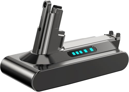 NexEnercell Batterie pour Dyson V10, Batterie de Remplacement Compatible avec V10 Animal Absolute Fluffy Motorhead SV12 Aspirateur
