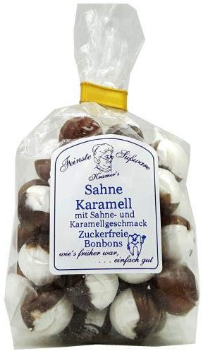 Zuckerfreie Sahne-Karamell Bonbons, 120g