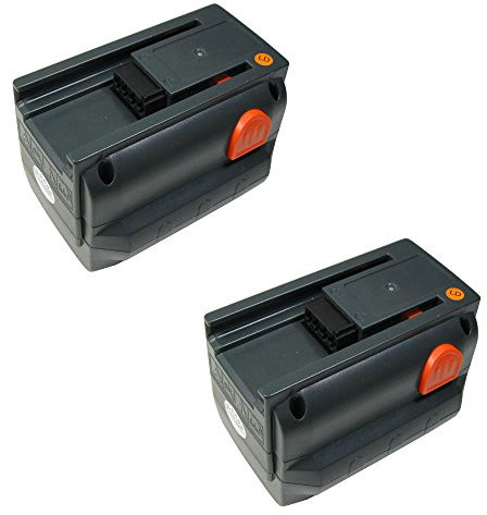 2X Trade-Shop Premium Li-Ion Akku 18V/3000mAh kompatibel mit Gardena Rasentrimmer AccuCut 400 Li 8840-20 Turbotrimmer AccuCut 400 Li 8840, 450 Li 8841, 18-Li