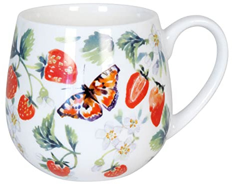 Könitz Tasse - Becher mit Sieb - Erdbeere