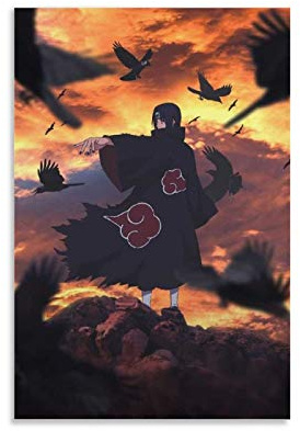 ZXCMNB Itachi Art Leinwand Kunst Poster und Wandkunst Bilddruck Moderne Familienzimmer Dekor Poster 12x18inch(30x45cm)