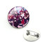 Kpop Broche double en métal pour vêtements, chapeau, accessoires