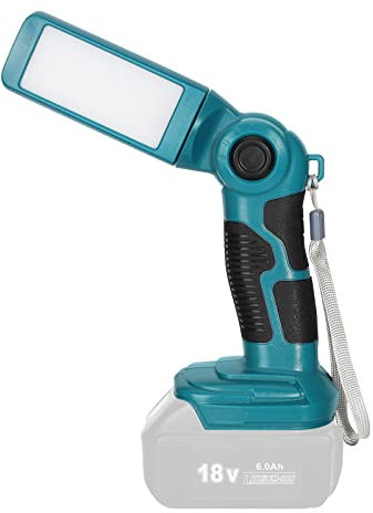 YEX-BUR LED Torch for Makita 14.4v 18v Li-ion LXT Battery, 12W 1000LM LED Flashlight with 5V 2.1A USB-A Charging Port for Camping Jobsite Lighting Emergency