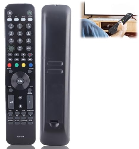 Gaeirt Remote Controller, Latest Remote Control Replacement for HUMAX RM‑F04 Foxsat HDR Freesat Box, Universal Tv Stick Remote, Sensitive Big Buttons, IR Remote Control