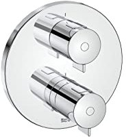 Roca A5A2M18C00 - Mezclador termostático empotrable para ducha (1 vía). Modelo T-500 Incluye subconjunto empotrable y rosetón