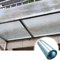 Placas de Policarbonato Transparente para Invernadero,0.8mm Exterior Techado Patio Hoja Revestimiento,Impermeable Aislamiento Anti-UV,Fácil Cortar Doblar (0.7x3m)