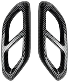 Auspuffblenden Für Mercedes Für Benz GLC Klasse X254 2023 GLC260 GLC300 Für AMG Auto Throat Auspuffrohr Schalldämpfer Tipps Abdeckung Trim (Color : Carbon Fiber Look)