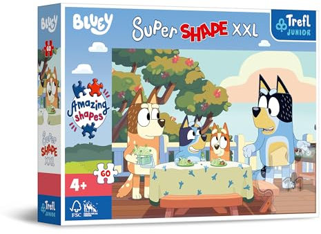 Junior Super Shape XXL Puzzle 60 Teile - Bluey