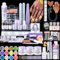 SSProAcryl Complete Acrylic Nail Kit for Practice: Premium Nails Kit Acrylic Set with Nails Practice Hand Training Mat AcrylicPowder and Liquid Brush for Beginner Extension Carving Home