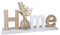 GILDE 1x Deko Aufsteller Schriftzug Home aus Holz, 30 x 11x 6cm