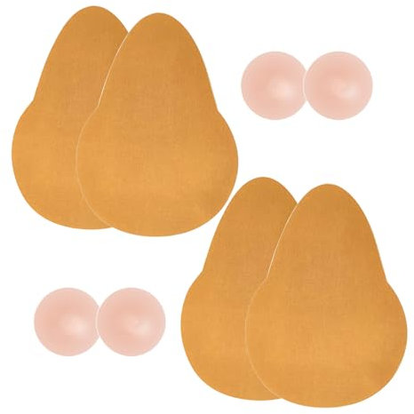 CUKIN Boob Tape for Large Breasts - 2 Pairs, Lift & Push Up, Beige, C-D Cup
