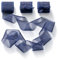 CHUQING Schleifenband Blau Seide Geschenkband Hochzeit Dekoband Seidenband Königsblau Organzaband 25 mm x 6,3 m