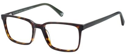 Botaniq Quadratisch Azetat Brillen in Olive für Herren, Brille mit Sehstärke, optional mit Sonnenbrillen tönung oder Blaulichtfilter (Modell BIO-1048-102)